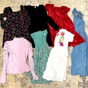 Crewcuts Janie & Jack Zara Gap Huge Premium Girls Dress Bundle Size 6 7 Small